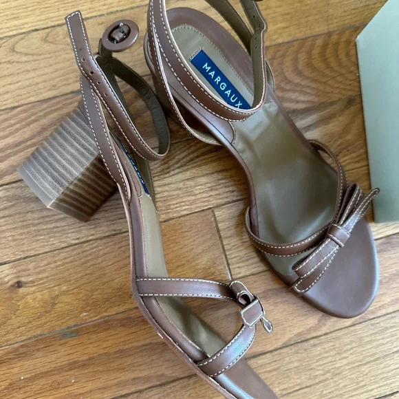 Margaux Saddle Tan Heels - Picture 4 of 4